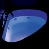 Vasca da bagno asimmetrica con idromassaggio Sharm Colacril per arredo bagno – Tuttidea