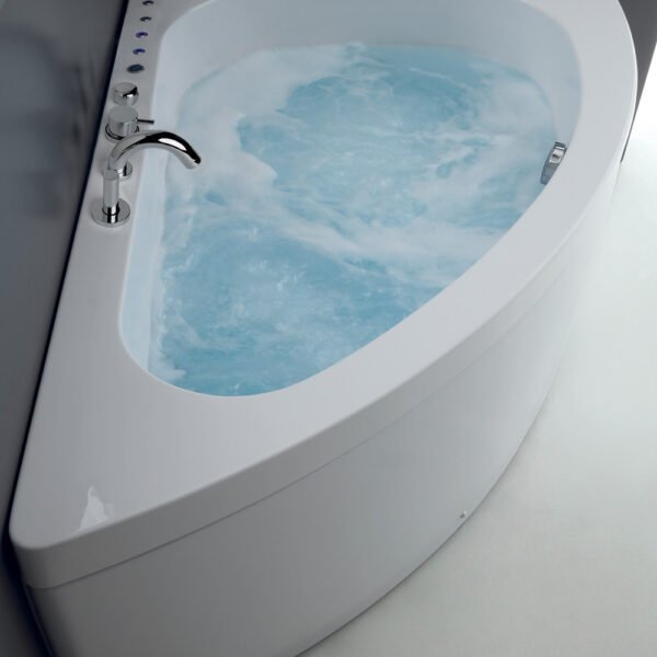 Vasca da bagno asimmetrica con idromassaggio Sharm Colacril per arredo bagno – Tuttidea