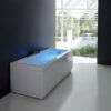 Vasca da bagno rettangolare con idromassaggio Sharm Colacril per arredo bagno – Tuttidea