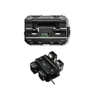 Caricabatterie UC18YTSL Multi-slot per 4 batterie per batterie da 14,4 V / 18 V e Multi Volt 18 V / 36 V Hikoki