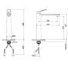 Miscelatore Lavabo da piano senza scarico Collezione Maggiore LaBlù 6