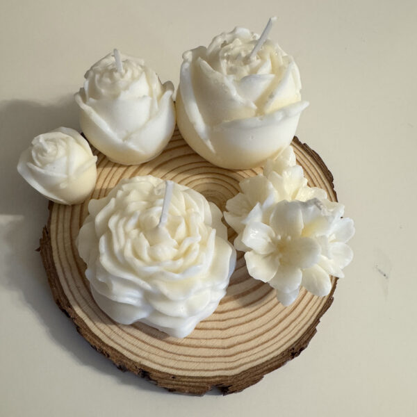Candela set di fiori di cera di soia fatti a mano Ale Home Decor