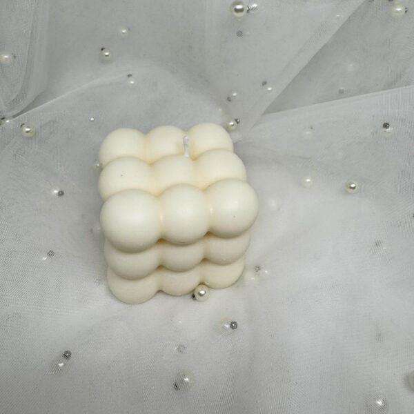Candela bubble cube di cera di soia fatto a mano Ale Home Decor