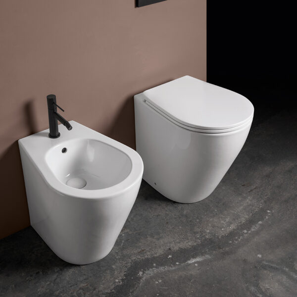 Vaso e bidet terra Collezione Avani AXA ceramica