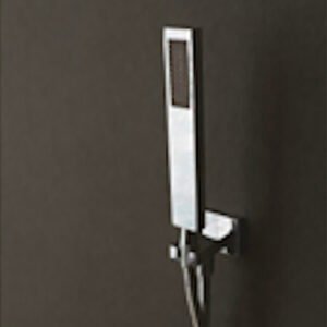 Kit Doccia Completo di Flessibile e Supporto a Muro con Presa Acqua Collezione Idro LaBlù