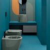 Lavabo da appoggio in ceramica 44,5x34,5 cm Collezione Vis AXA vista 3 per arredo bagno – Tuttidea