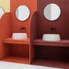 Lavabo da appoggio in ceramica 60x32,5 cm Collezione Vis AXA per arredo bagno – Tuttidea