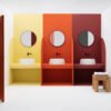 Lavabo da appoggio in ceramica 60x32,5 cm Collezione Vis AXA vista 5 per arredo bagno – Tuttidea