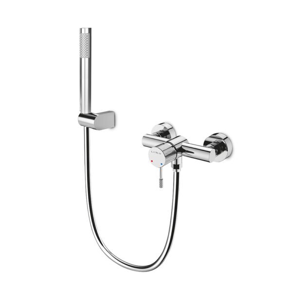 Miscelatore doccia da parete con kit doccia Collezione Iseo LaBlù rubinetteria e arredo bagno – Tuttidea
