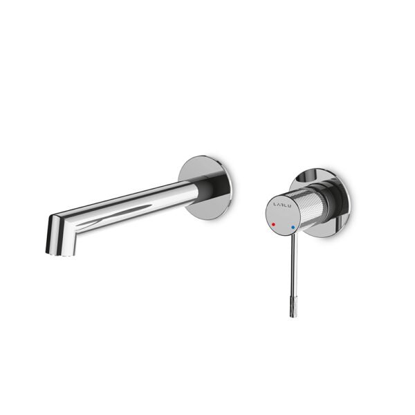 Miscelatore lavabo da parete con bocca 19 cm senza scarico Collezione Iseo LaBlù rubinetteria e arredo bagno – Tuttidea