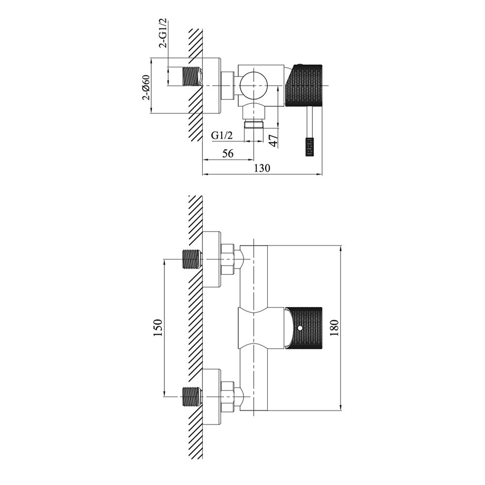 Miscelatore Doccia da parete con Kit Doccia Collezione Iseo LaBlù Miscelatore Doccia da parete con Kit Doccia Collezione Iseo LaBlù