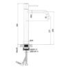 Miscelatore Lavabo da piano senza scarico Collezione Vico LaBlù 7 Miscelatore Lavabo da piano senza scarico Collezione Vico LaBlù 6