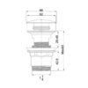 Piletta Click Clack Scarico Universale per lavabo o bidet Collezione Vico LaBlù 5 Piletta Click Clack Scarico Universale per lavabo o bidet Collezione Vico LaBlù 4
