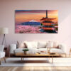 Quadro Stampa su tela Pagoda Giappone Telligraf
