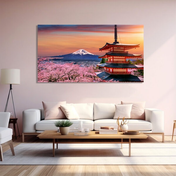 Quadro Stampa su tela Pagoda Giappone Telligraf