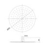 Soffione Doccia tondo 25 cm Collezione Braies LaBlù Soffione Doccia tondo 25 cm Collezione Braies LaBlù