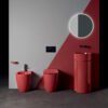 Wc e Bidet a terra filo muro in ceramica Collezione Piccola Eva AXA vista 5 per arredo bagno – Tuttidea