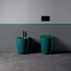 Wc e Bidet a terra filo muro in ceramica Collezione Piccola Eva AXA vista 6 per arredo bagno – Tuttidea