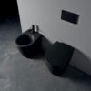 Wc e Bidet a terra filo muro in ceramica Collezione Piccola Eva AXA vista 9 per arredo bagno – Tuttidea