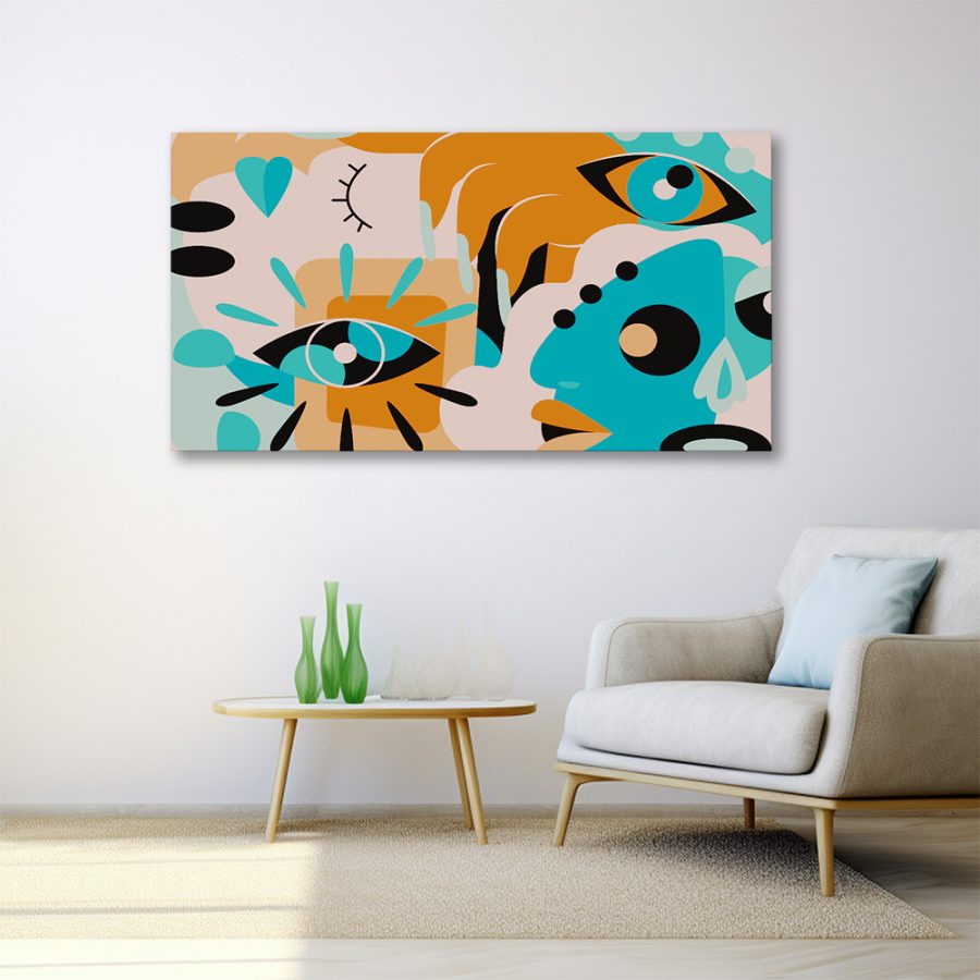 quadro tela ambiente astratto telligraf tuttidea 2