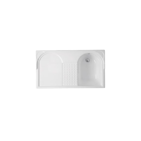 Vasca Lavapanni in Abs 106x60 DX per Duo Acquaceramica Colavene