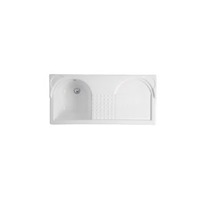 Vasca Lavapanni in Abs 106×50 SX per Duo Acquaceramica Colavene