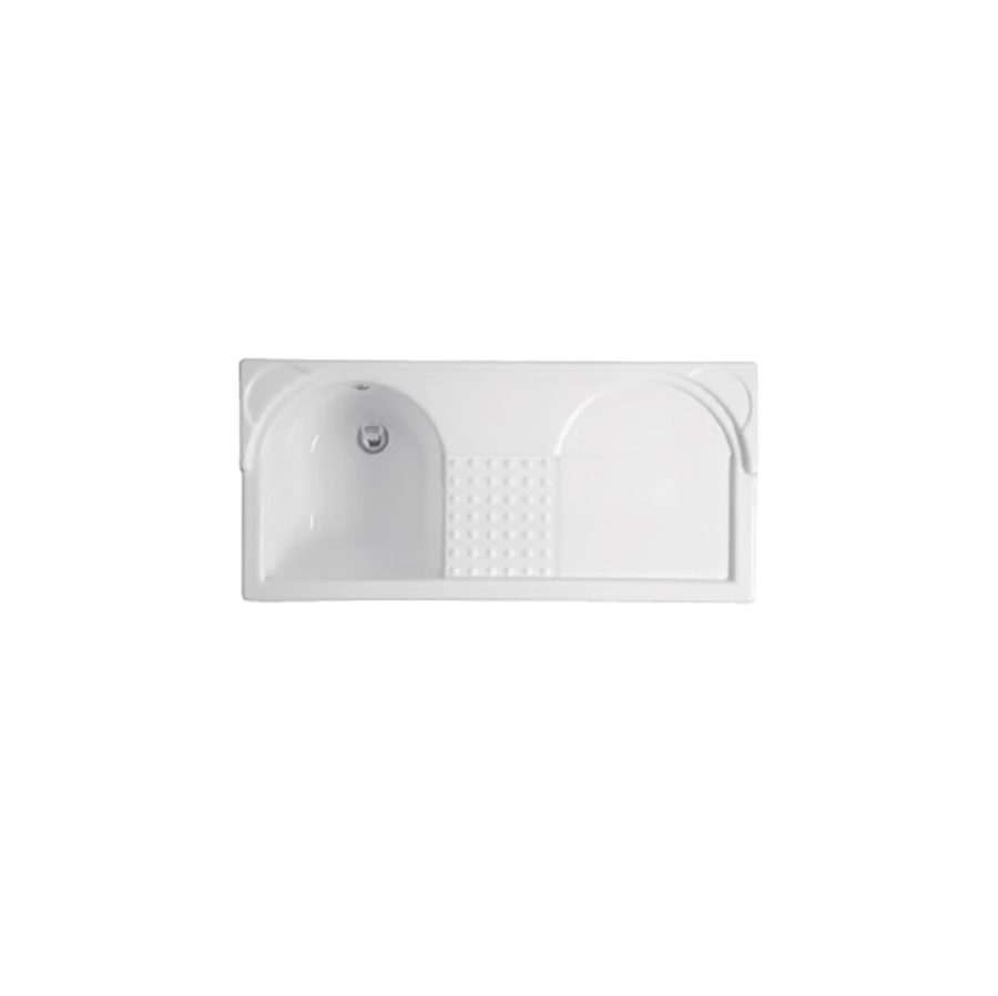 Vasca Lavapanni in Abs 106x50 SX per Duo Acquaceramica Colavene