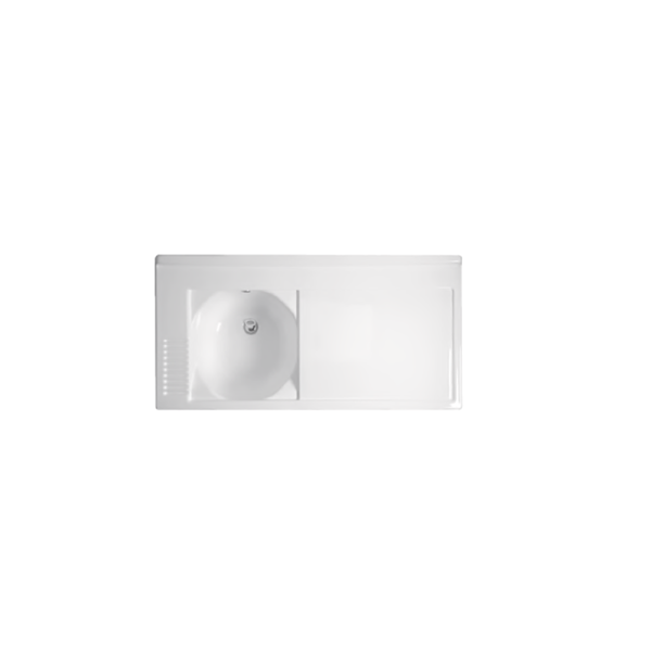 Vasca Lavapanni in Abs 130x65 SX per Active Wash Acquaceramica Colavene