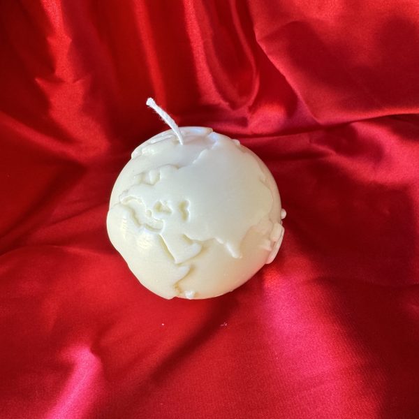 Candela mappamondo di cera di soia fatto a mano Ale Home Decor