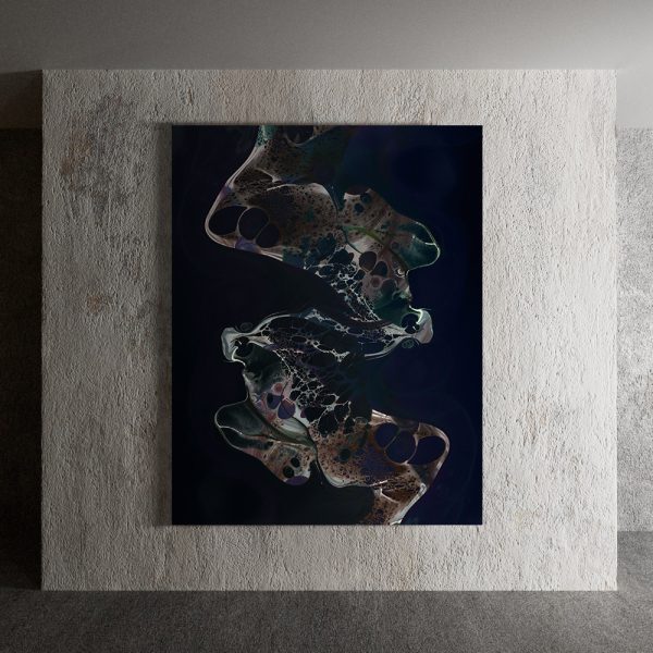 Quadro Stampa su Tela o Alluminio o Plexiglass Abstract Smoke Telligraf