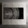 Quadro Stampa su Tela o Alluminio Abstract Spirale di Cerchi Telligraf