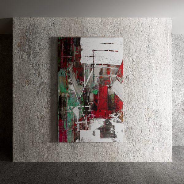 Quadro Stampa su Tela o Alluminio Abstract Giochi di Colore Telligraf