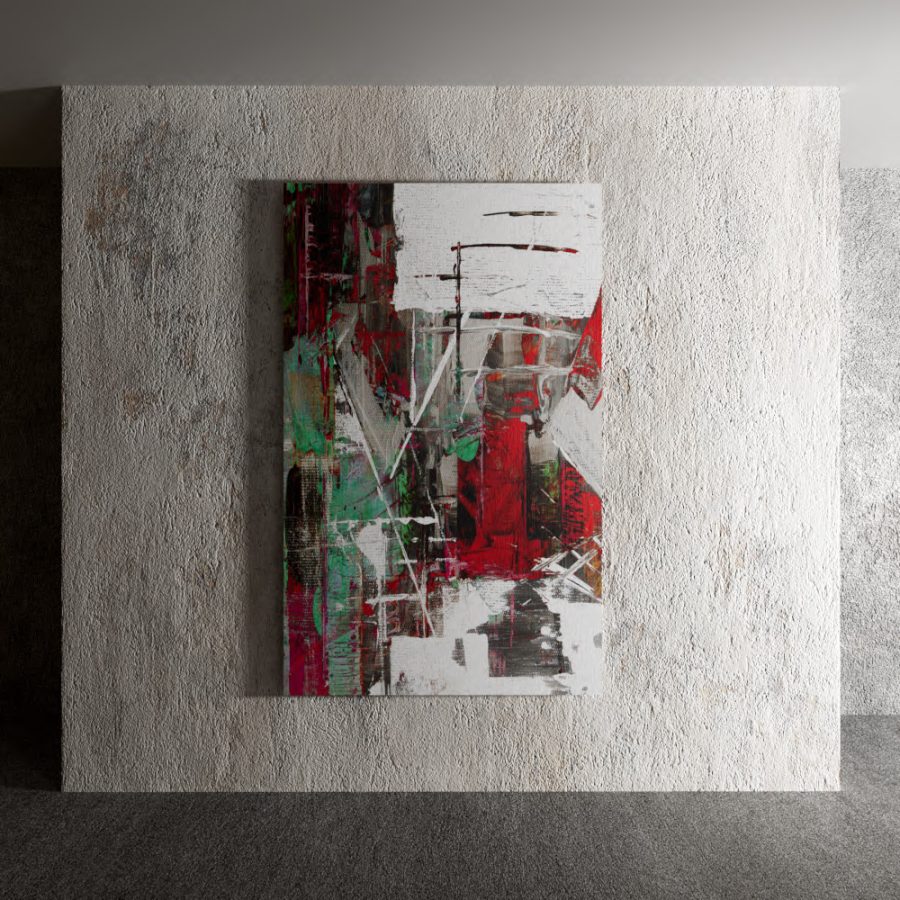 Quadro Stampa su Tela o Alluminio Abstract Giochi di Colore Telligraf