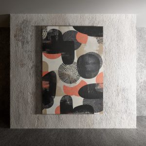 Quadro Stampa su Tela o Alluminio o Plexiglass Abstract Cerchi di Colore Telligraf