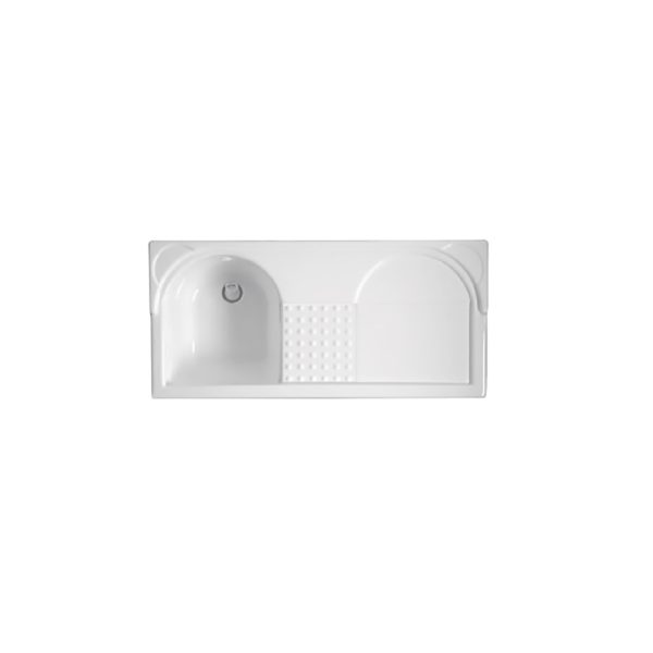 Vasca Lavapanni in Abs 106x50/106x60 SX per Domestica Acquaceramica Colavene