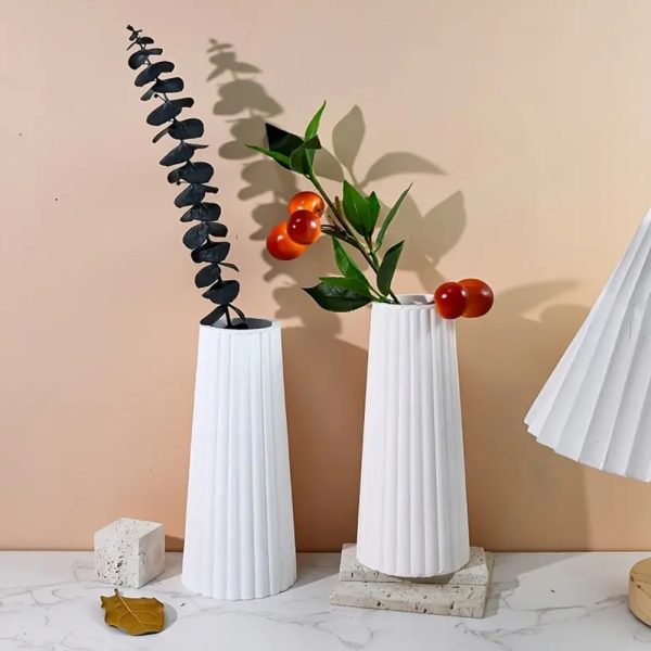 Vaso per fiori in gesso Rilievi ELEVAZIONE Vitartigiano