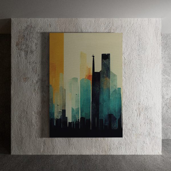 Quadro Stampa su Tela, Alluminio o Plexiglass Abstract Urban Style Telligraf