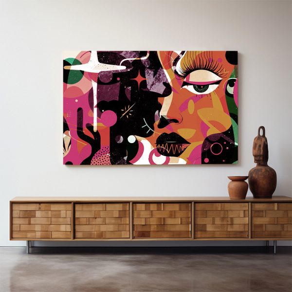 Quadro Stampa su Tela, Alluminio o Plexiglass Abstract Incantum Telligraf
