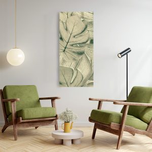Quadro Stampa su Tela, Alluminio o Plexiglass Foglie Dipinte Telligraf