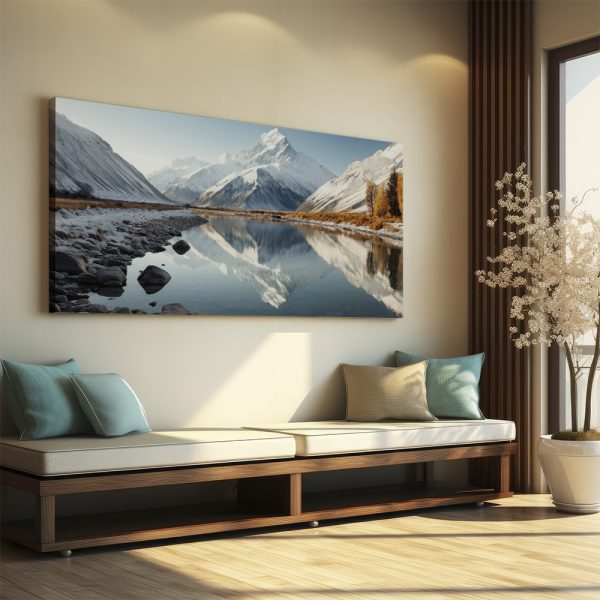 Quadro Stampa su Tela, Alluminio o Plexiglass Paesaggio di Montagna Telligraf