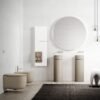 Colonna in ceramica Collezione Oke Kerasan in ambientazione bagno – Tuttidea