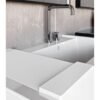 Dettaglio lavabo in ceramica e piano Collezione Kanaal Kerasan per arredo bagno – Tuttidea