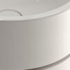 Dettaglio lavabo da appoggio in ceramica Collezione Oke Kerasan per arredo bagno – Tuttidea