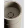 Dettaglio lavabo in ceramica con colonna Collezione Oke Kerasan per arredo bagno – Tuttidea