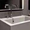 Lavabo sospeso o appoggio in ceramica 60x46 cm Collezione Kanaal Kerasan vista alternativa per arredo bagno – Tuttidea