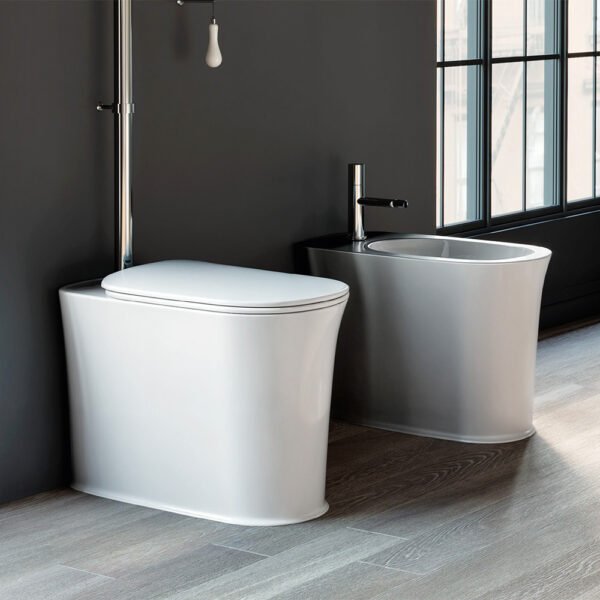 Vaso e bidet terra Collezione The New Yorker Kerasan