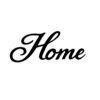 Scritta decorativa a parete HOME in Legno, Forex o Alluminio Dibond Telligraf