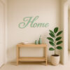 Scritta decorativa a parete HOME in Legno, Forex o Alluminio Dibond Telligraf