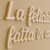 scritta decorativa parete telligraf tuttidea