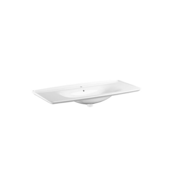 Lavabo in ceramica sospeso 120 cm Monoforo Collezione The New Yorker Kerasan